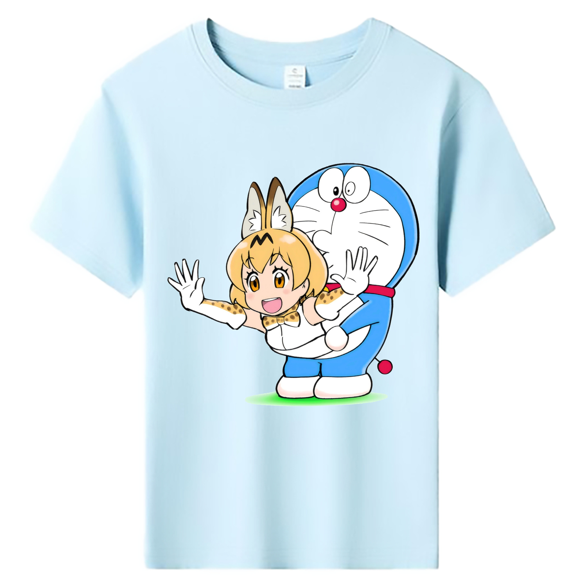（画像用） ドラえもん Doraemon 綿100％キッズTシャツ（フロントプリント）